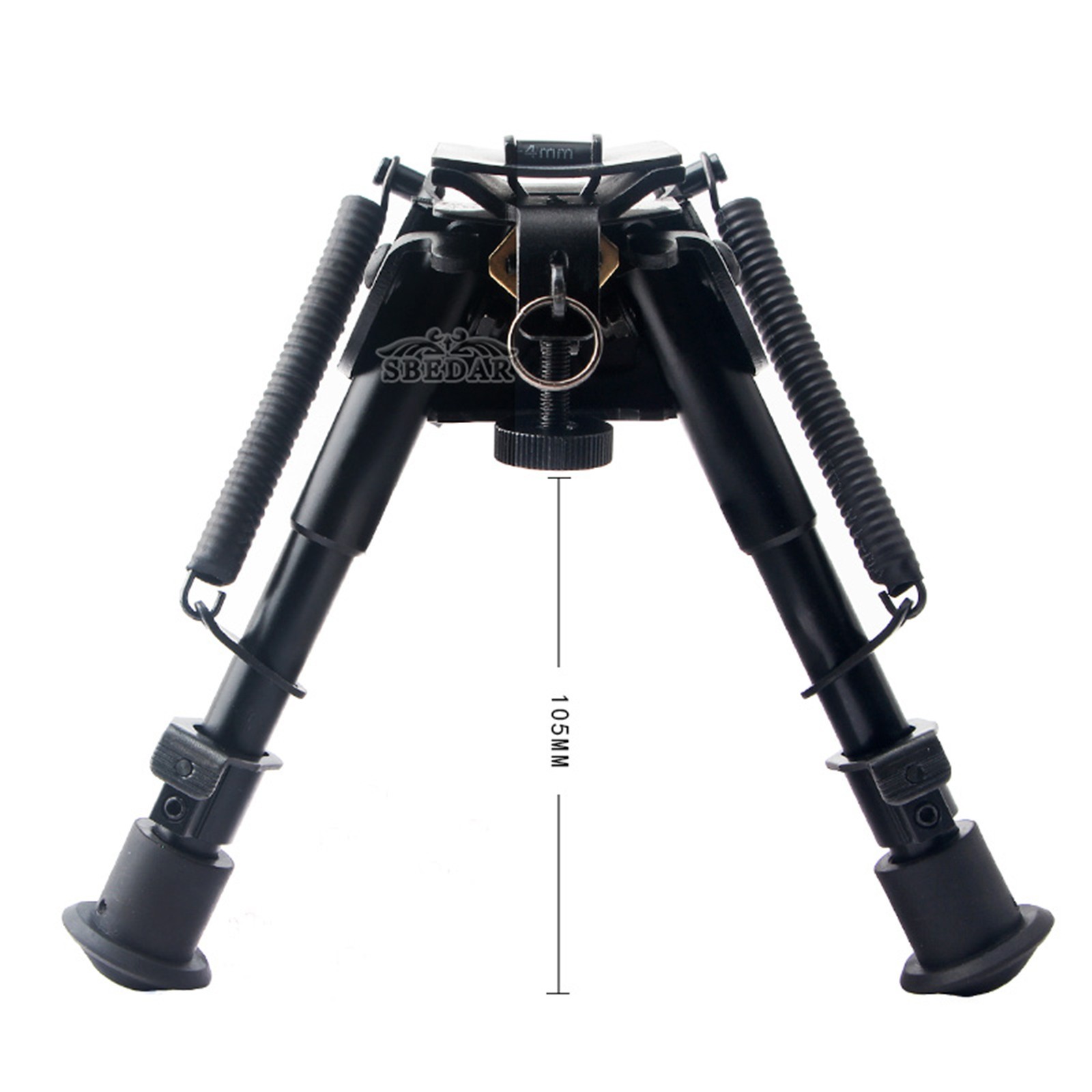 Rifle Bipod 6/9/13/27'' Pivot / Rotating Folding Legs Spring Return for Hunting