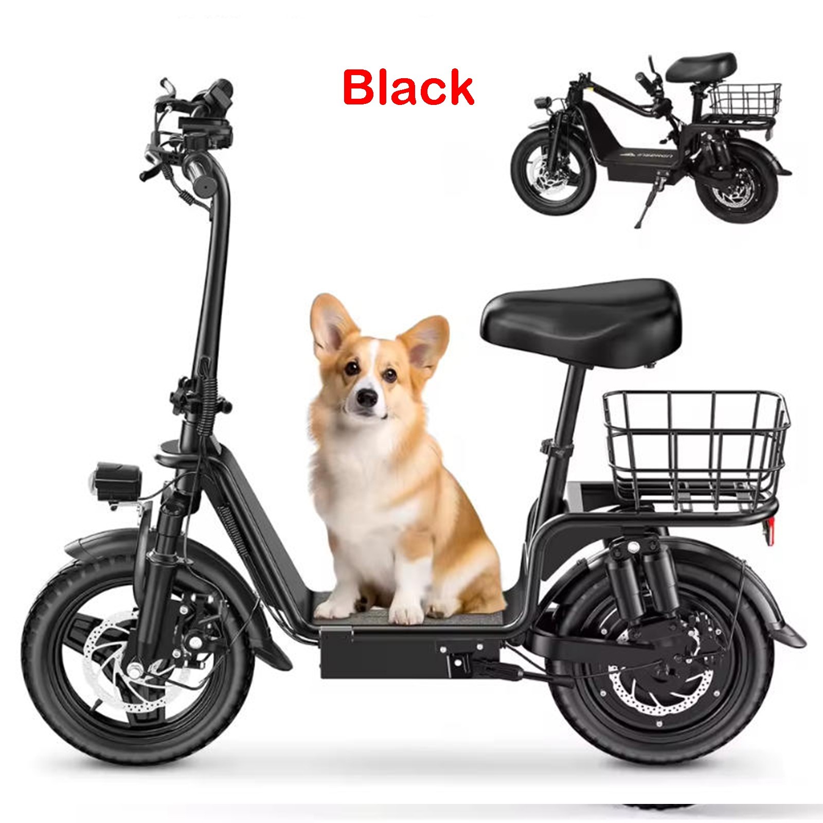 Electric Scooter for Adults & Teens, 14" Foldable Long Range Commuter E-Scooter