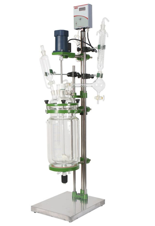 Купить Lab Reactors LAB1ST 5L Small Jacketed Glass Chemical Reactor ...