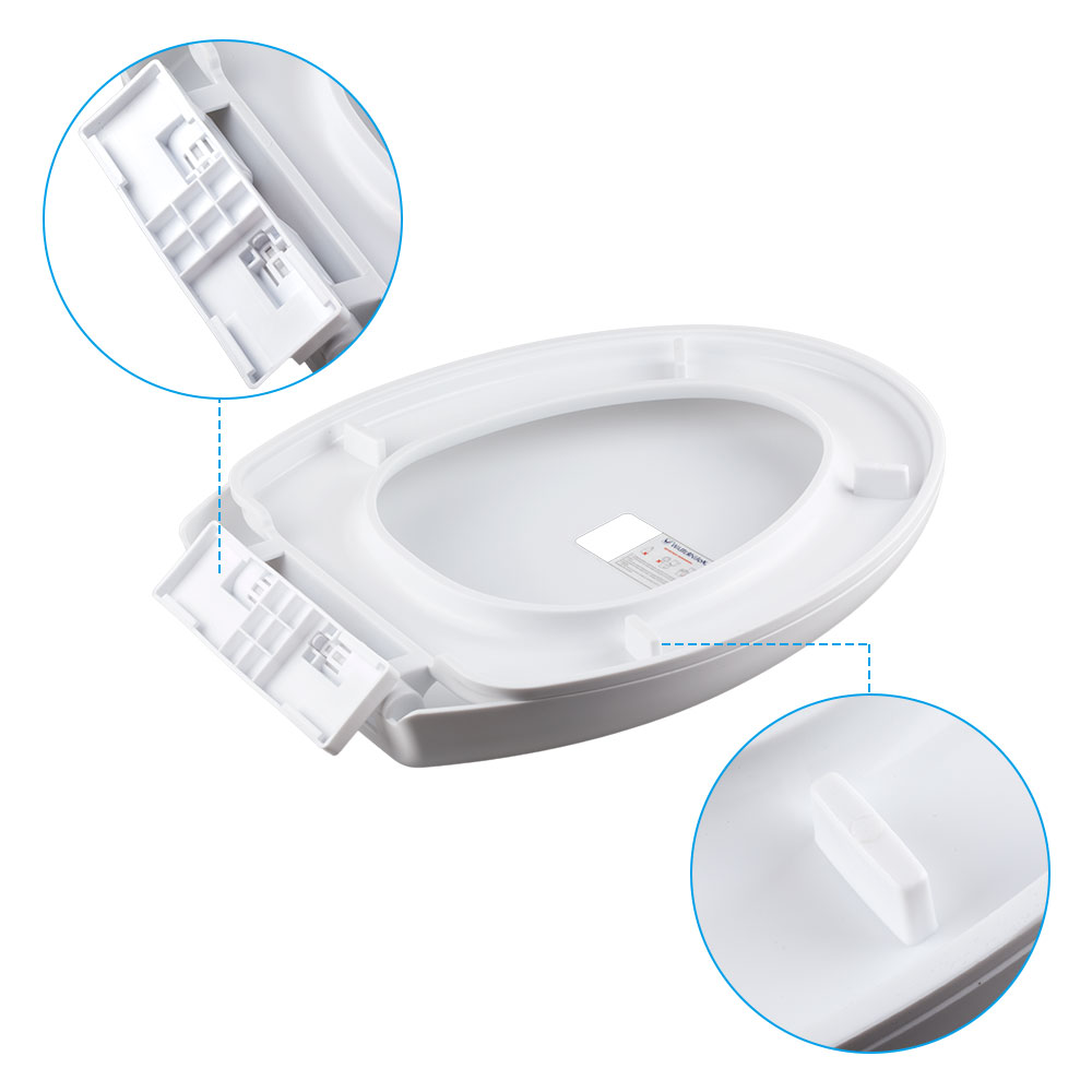 BRAND NEW SLOW SOFT CLOSE BATHROOM O D SHAPE RELEASE TOILET SEAT WC