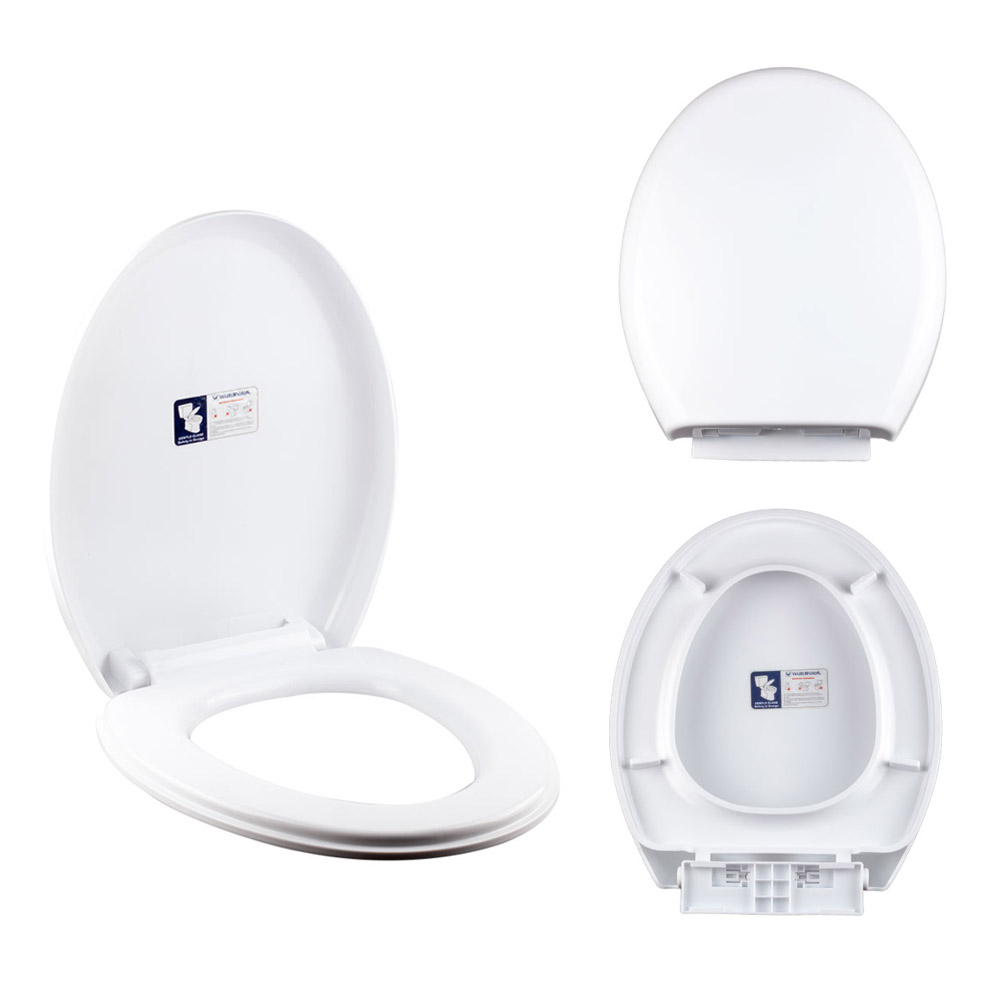 BRAND NEW SLOW SOFT CLOSE BATHROOM O D SHAPE RELEASE TOILET SEAT WC