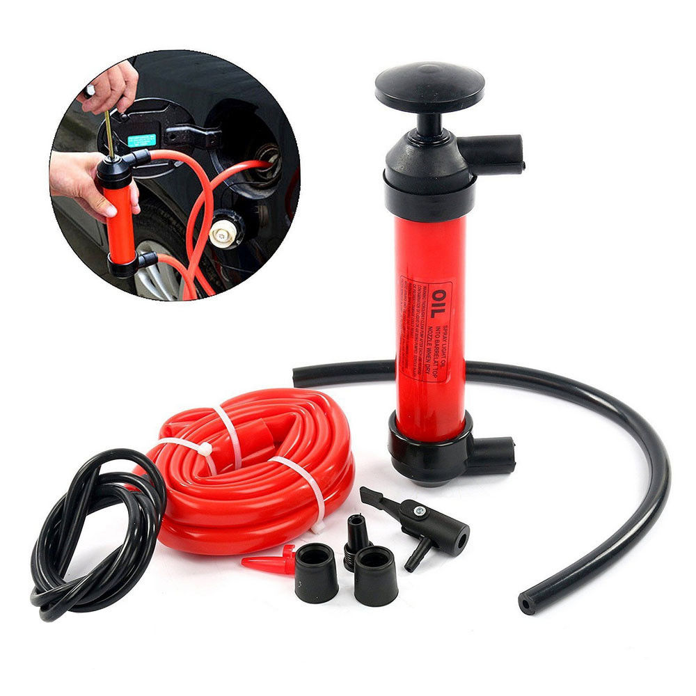 Syphon Small Engine Oil Transfer Petrol Diesel Fuel Liquid Extractor ...