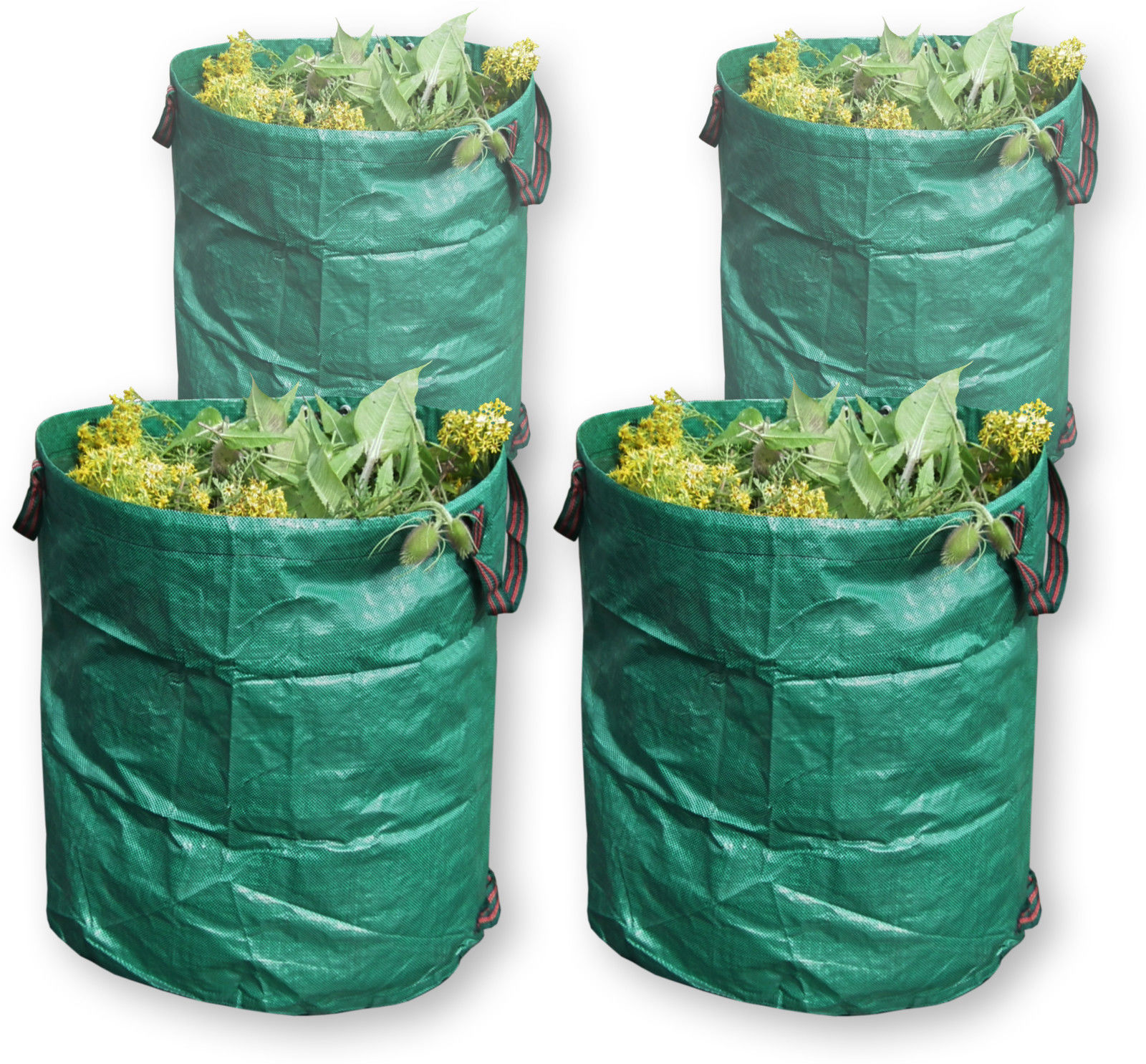 1/2/4 BIG 270L Garden Waste Bag Rubbish Sack Waterproof Heavy Duty