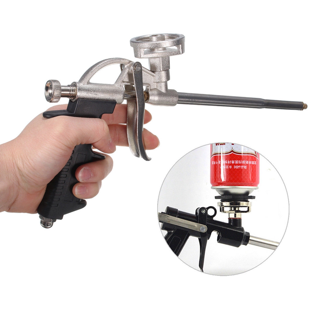Chrome Professional PU Expanding Foam Gun Applicator Tool Sealant