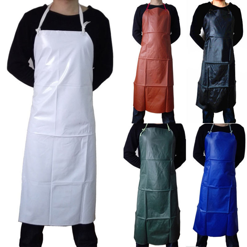 Heavy Duty Waterproof Oil Proof Pvc Apron Kitchen Cook Garden Butcher Bbq Unisex Ebay 