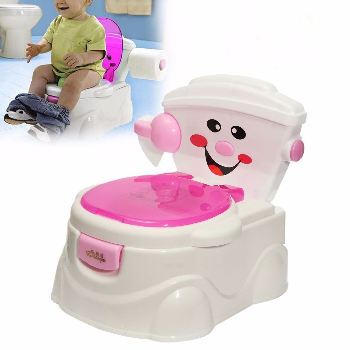 clear plastic toilet seat