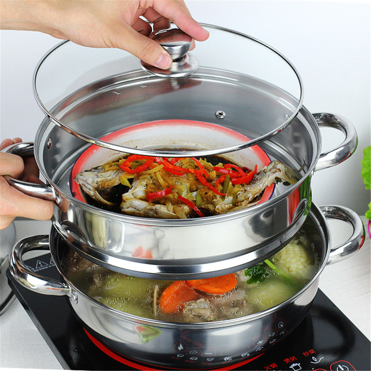 Steamer Pan Suitable For Induction Hob at Consuelo Morales blog