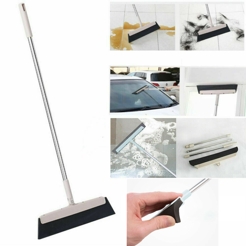 Floor Squeegee Foam Blade Handle Wetroom Tile Floor Cleaner