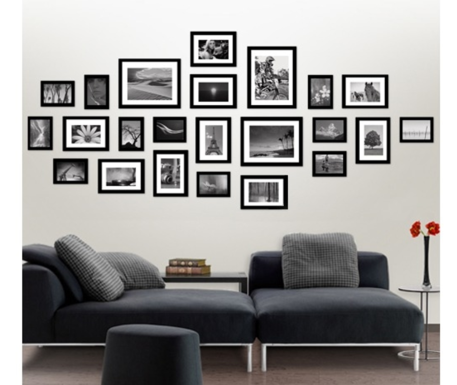 Details about   Black Basic Picture Frames Wide Poster Frame Wall Craig Home Decor Photo Collage 