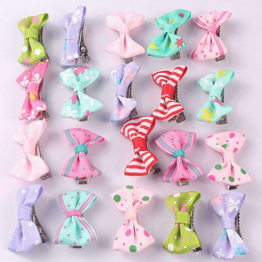 20pcs Kids Baby Girls Children Toddler Flowers Hair Clip Bow Accessories Hairpin