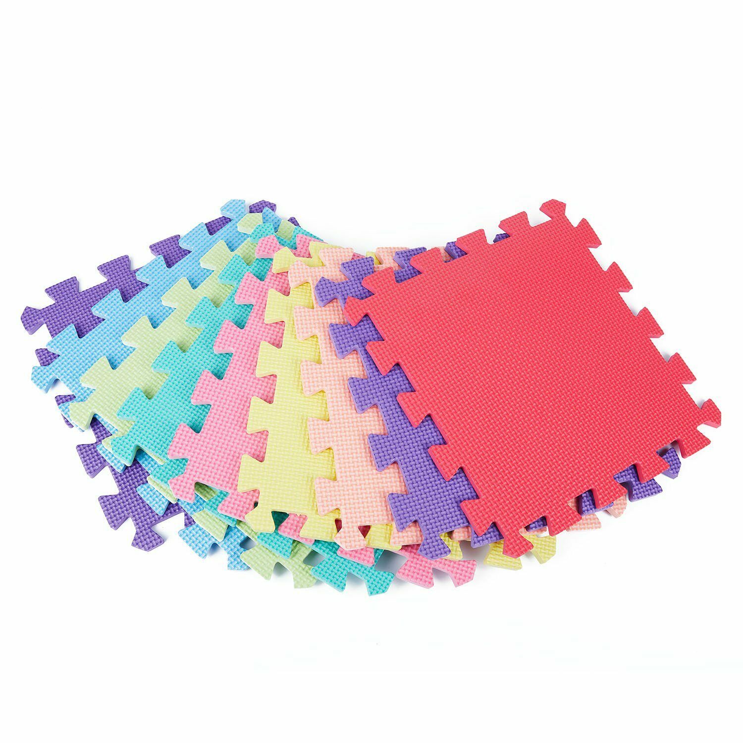 Large 20Pcs Eva Foam Mat Soft Floor Tiles Interlocking Play Kids Baby