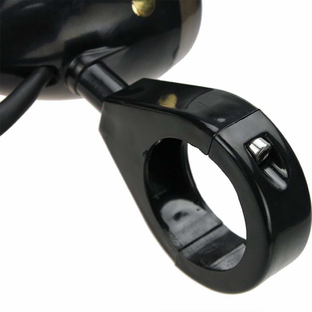 4x Chrome 39mm LED Turn Signal Lights For Harley – Fork Clamp Mount (Front & Rear)