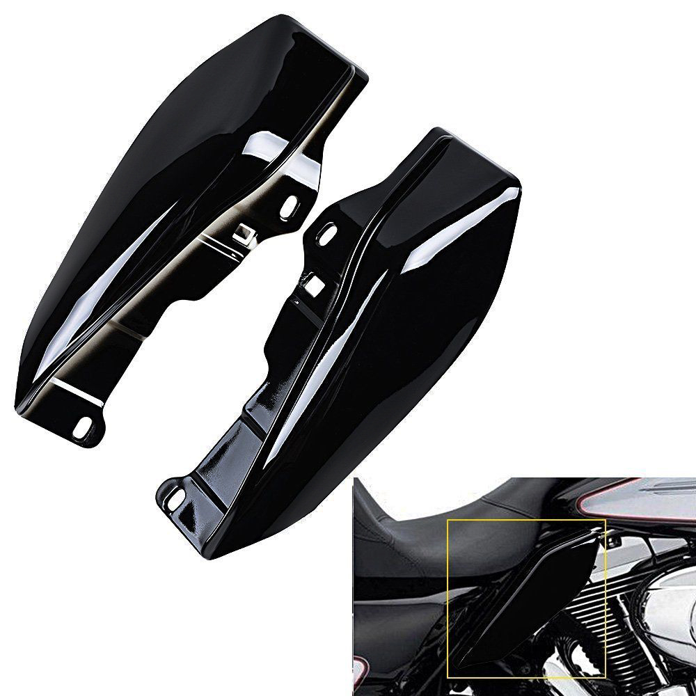 MidFrame Air Heat Deflector Trim Accents Shield Für Harley/Touring