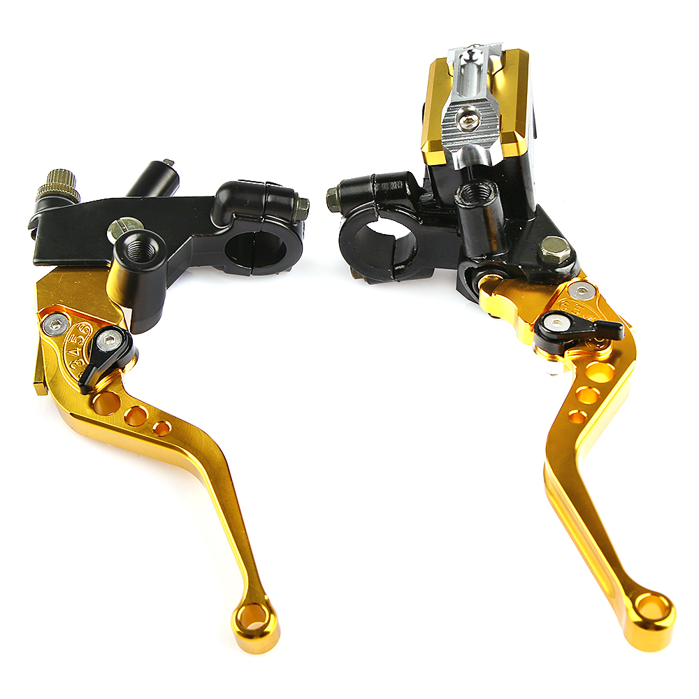 1Pair 22mm 7//8 Universal Motorcycle Handlebar Brake Clutch Master Cylinder Mirror Clamp Mount Bracket M10 Cycling retail Size : A