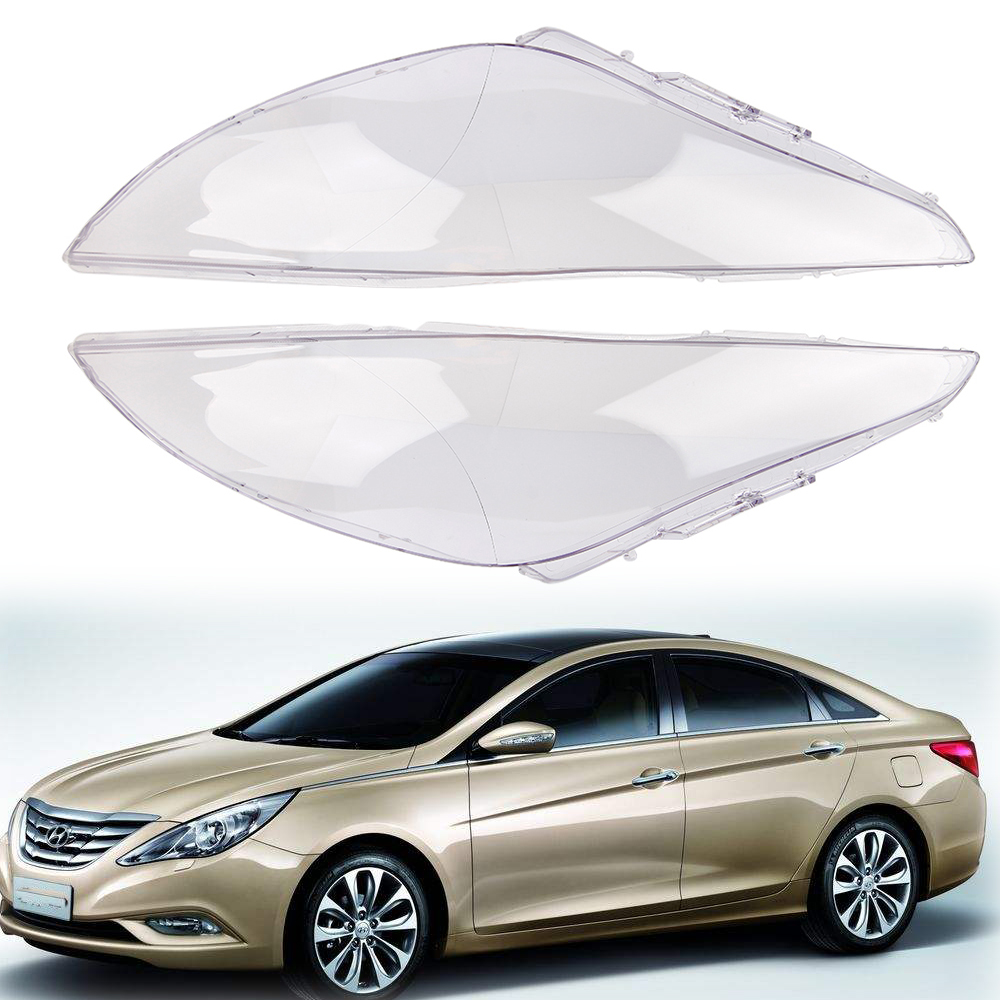 Pair Left & Right Headlight Lens Headlamp Cover for 20112014 Hyundai Sonata eBay