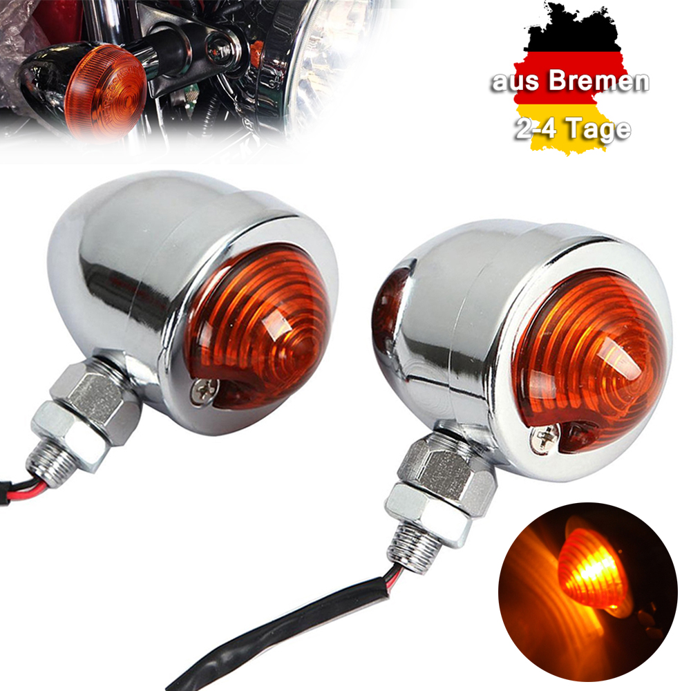 2x 10W Universal Motorrad Blinker Licht Rücklicht