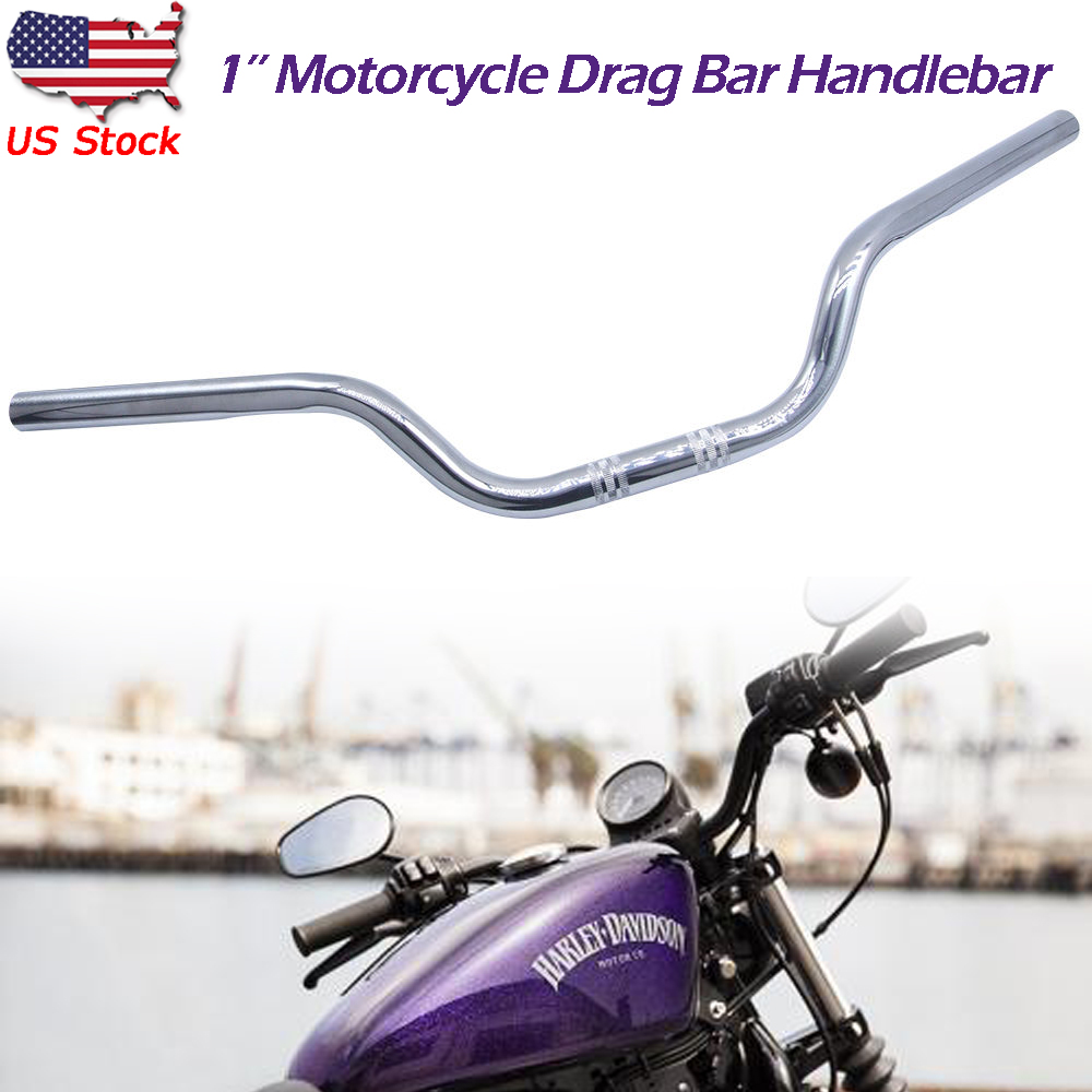1"Custom Tracker Drag Bar Handlebars Bars Pullback For Harley Sportster 883 1200