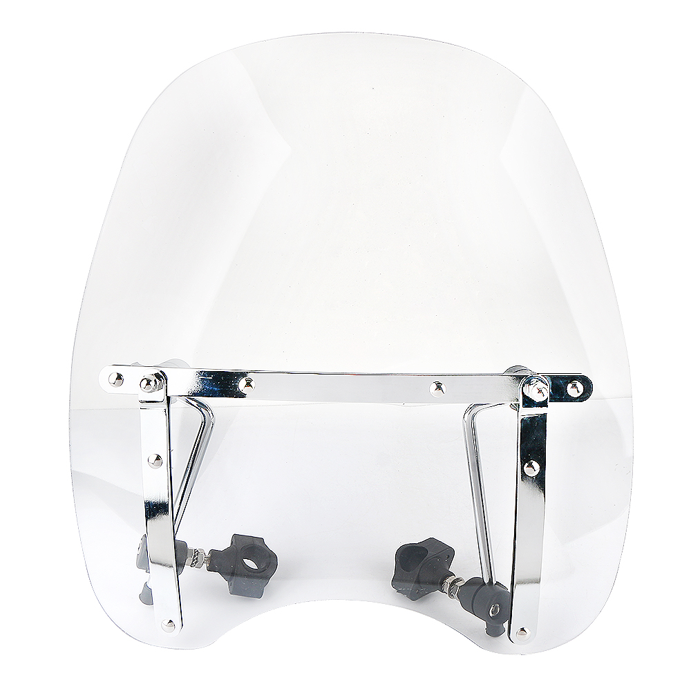UK Clear Motorcycle Windshield Windscreen 7/8'' & 1'' Universal For