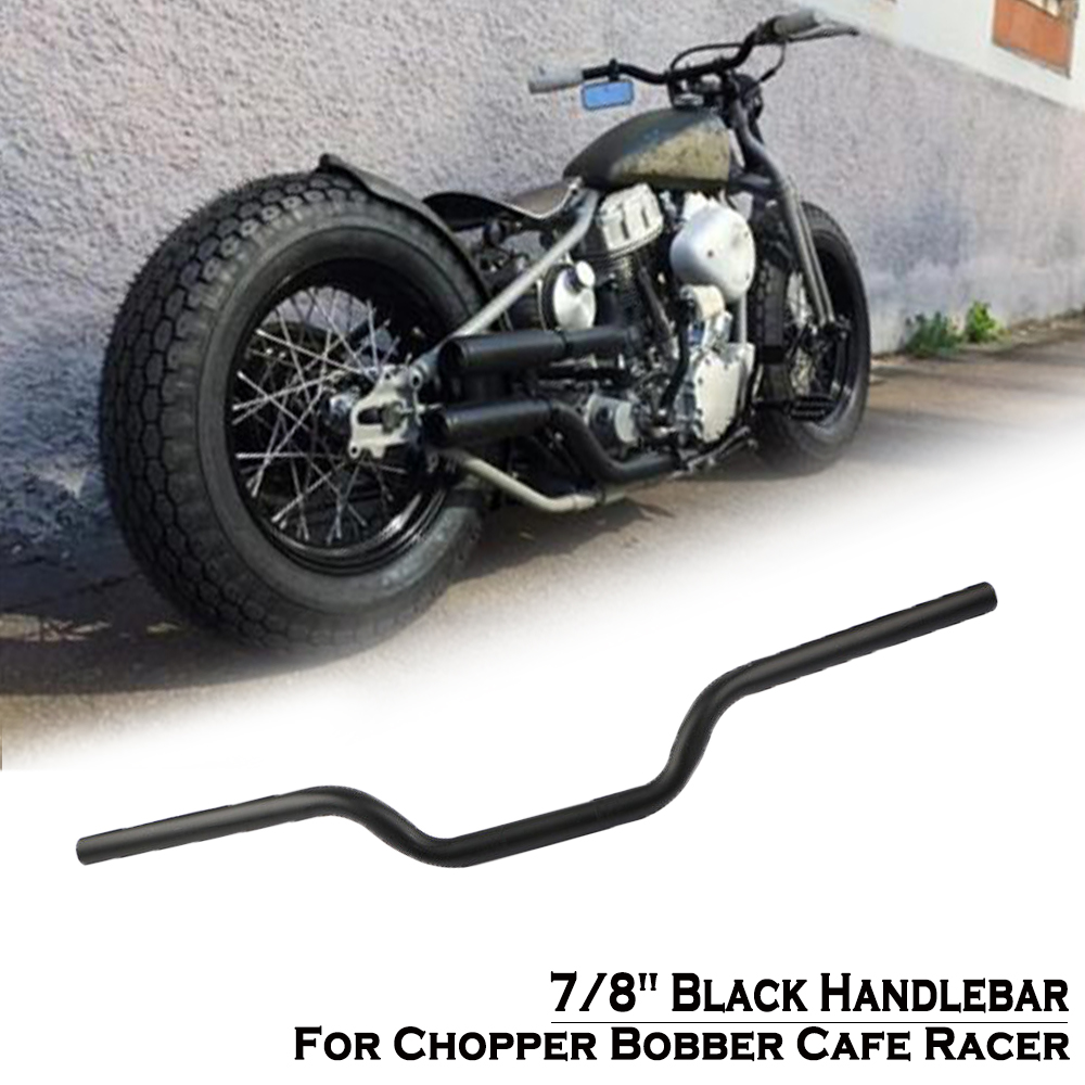 7/8" 22mm Motor Custom Off Road Drag Style Bar Handlebar Bobber Cafe Racer Bike