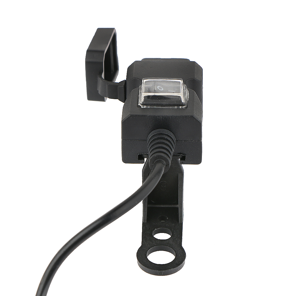 Chargeur USB étanche pour guidon de moto, adaptateur pour tourisme, prise  d'alimentation pour iPhone, Samsung, Huawei, Hurbike, 12V-24V - AliExpress
