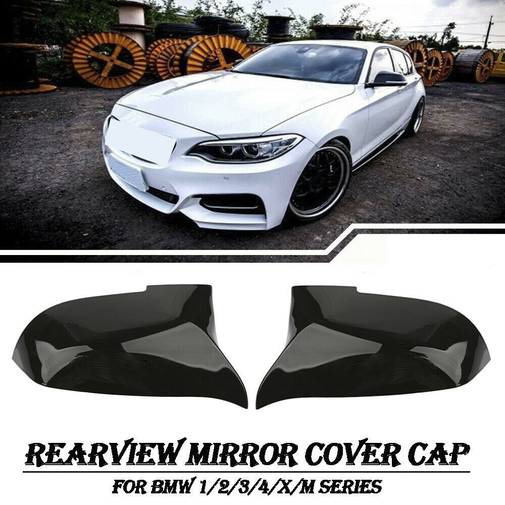 Side Wing Rearview Mirror Cover Mirror Cap Left /& Right for 220i 328i 420i F20 F21 F22 F30 F32 F33 F36 X1 E84 1 Pair Rearview Mirror Cover Cap