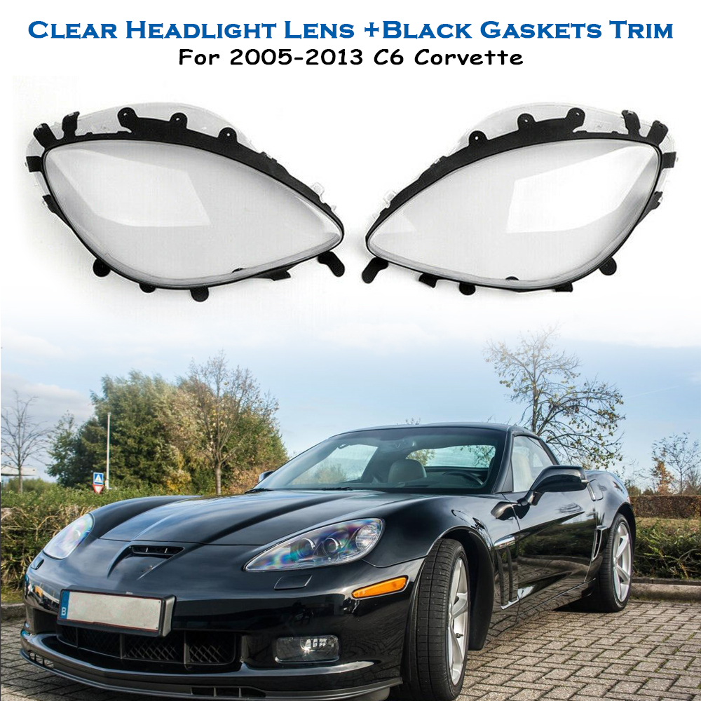 Limited Time RIGHT /& LEFT C6 CORVETTE HEADLIGHT LENS 2005-2013 RLSEBRING