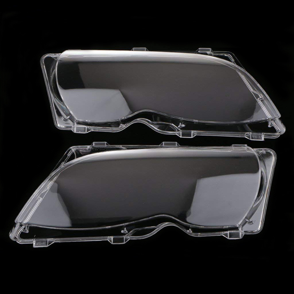 2x Scheinwerferglas Streuscheibe Set für BMW 3er E46 Facelift 20012005