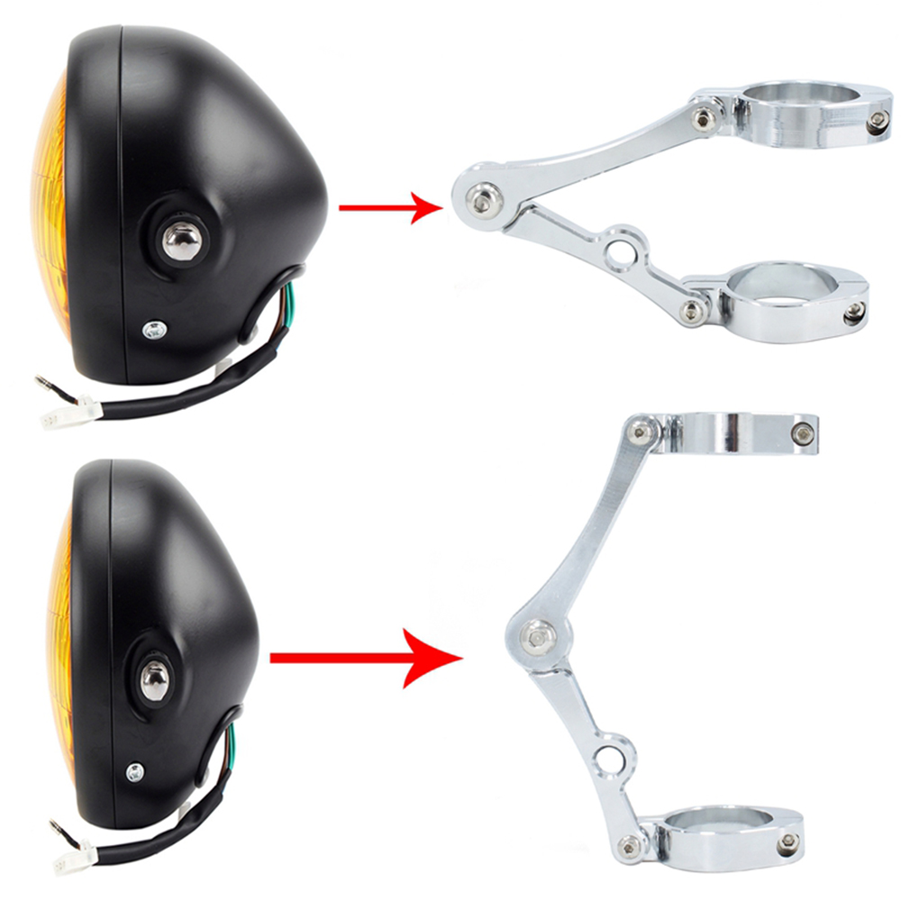 Universal Motorcycle Headlight Turn Light Mount Bracket For 39mm/41mm