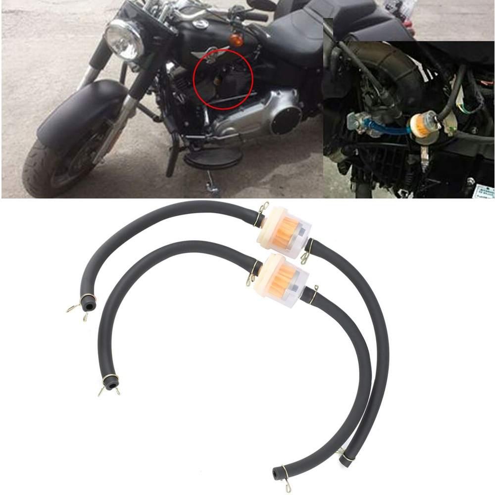 4STK Motorrad Benzinfilter Kraftstofffilter Gas Inline Filter  Kraftstofffilter