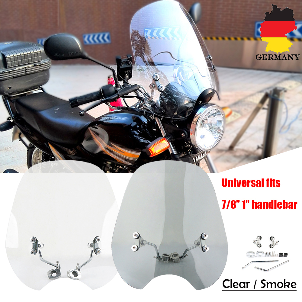 Aramox Windschutzscheiben-Einsteller Für Honda NC700X/NC750X (2012-2015) – Schwarz/silber, CNC-Material