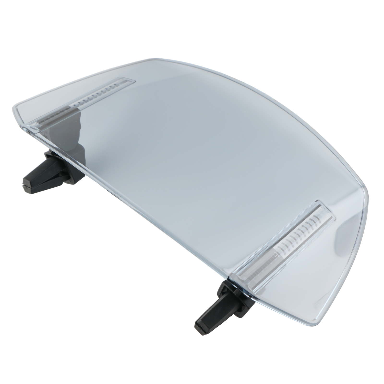 Aramox Motorfiets Windscherm - Verstelbare Clip-on Universele Winddeflector voor Motor (Transparant
