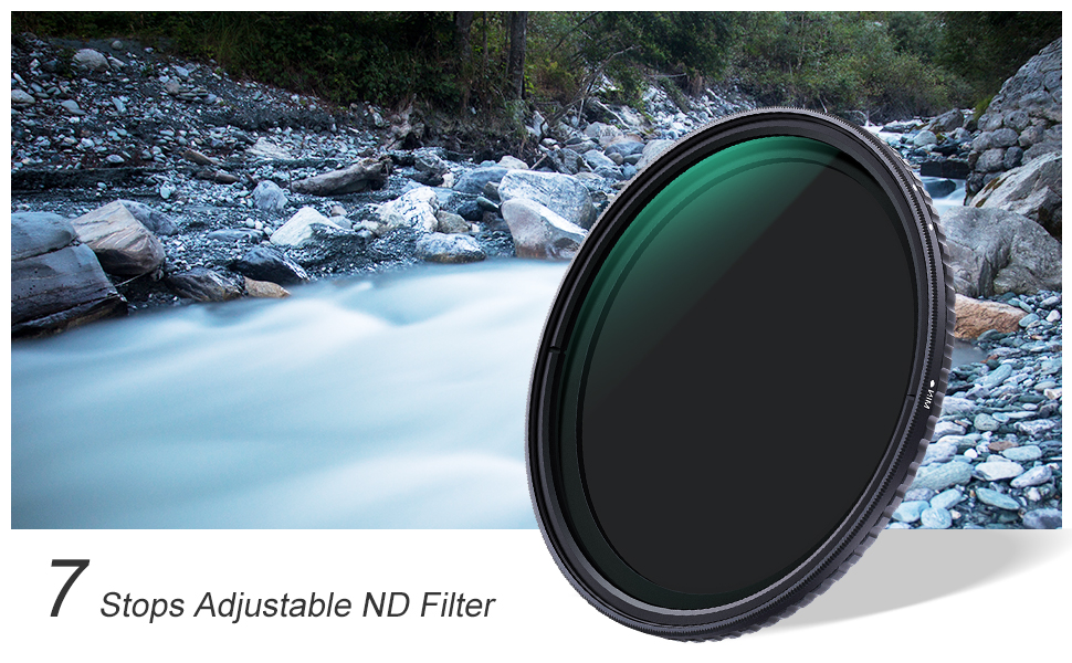 K&F Concept 82mm ND Lens Filter Variable for Camera ND8ND128 NO X Spot Issue eBay