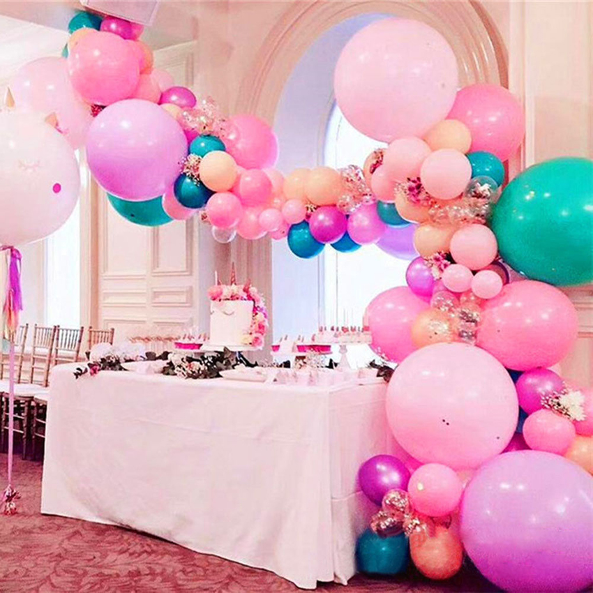 5m Balloon Strip Connect Chain Balloon Arch Decor Plastic DIY Tape PartySuppl fg
