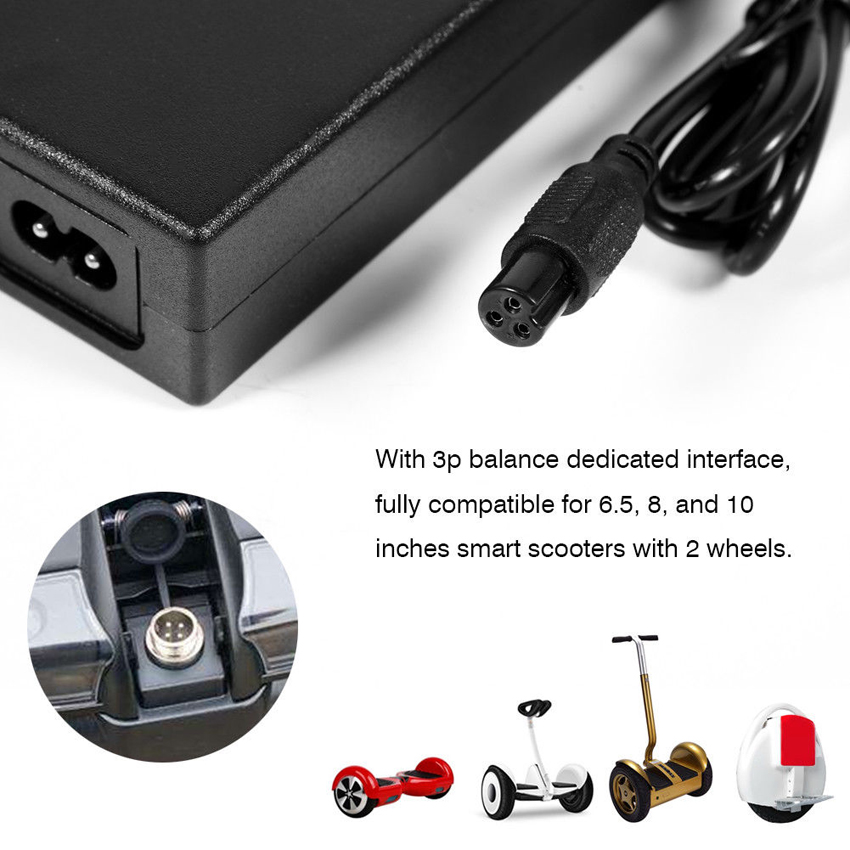 Scooters 42v 2a Fast Charger Power Adapter For Segway Swegway Hoverboard Balance Board Sporting 6566