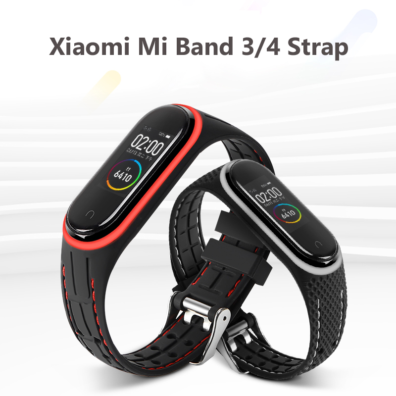 For Xiaomi Mi Band 3 4 Smart Bracelet Replacement Sports Wrist Band ...