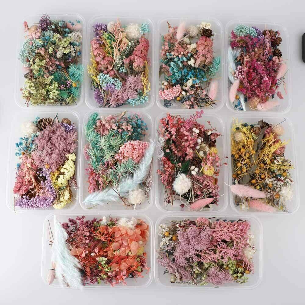 1 Box Preserved Dried Flower Artificial Flowers Natural Dry Plants For Candle Resin Molds Aromatherapy Making Craft Diy Decor Baby Shower Home Decorations Dried Flowers For Resin Jewelry 1 Box Floor Standing Fountains