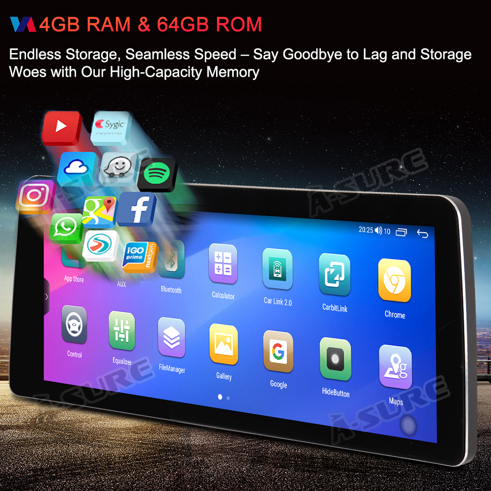 10.33'' Android 14 Car Radio Multimedia For BMW 5 Series E60/E61