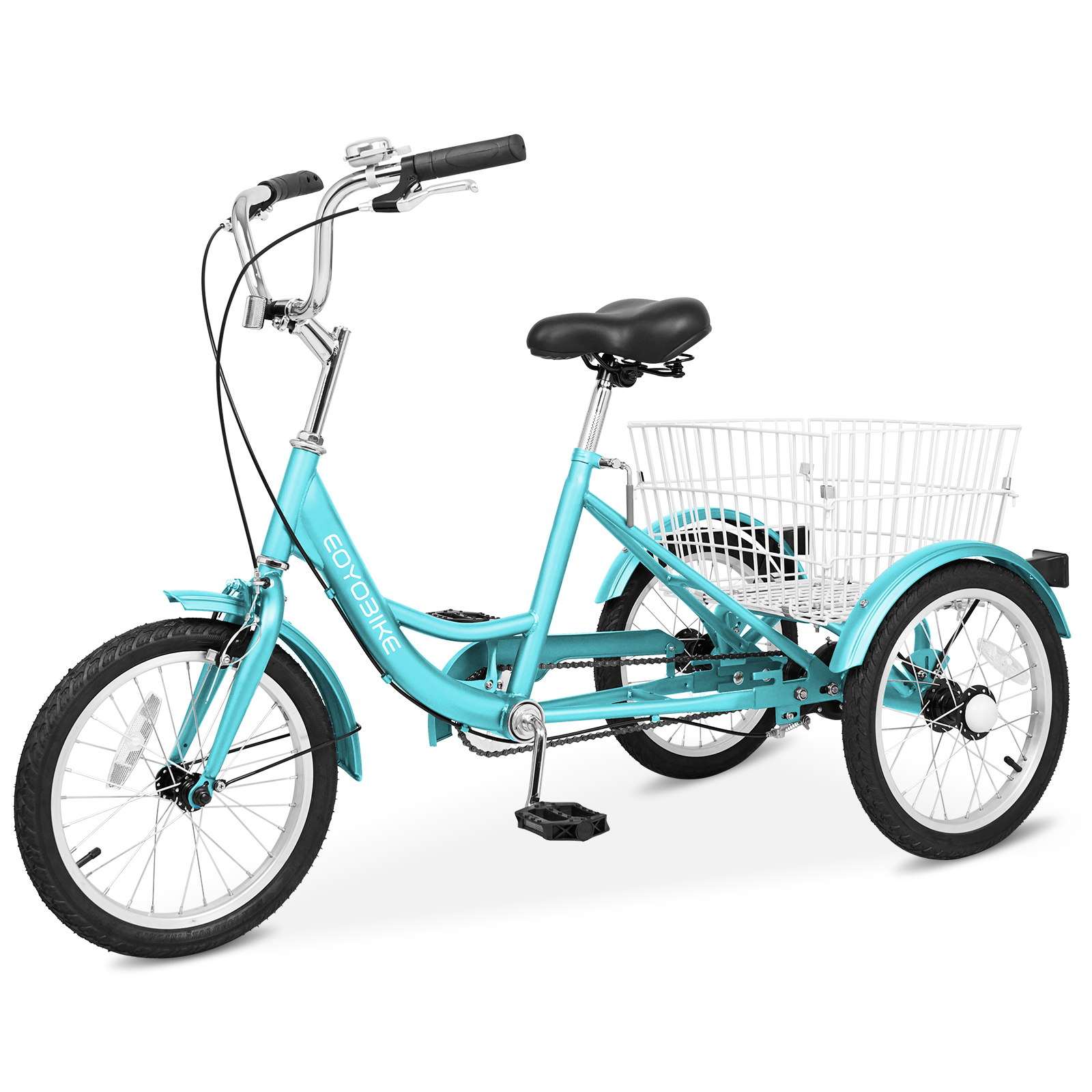 H&ZT 16" Trike Tricycle Trike Cruiser Bike for Beginner Ride