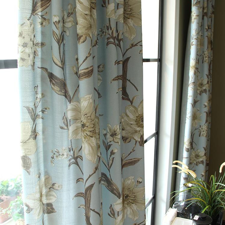 2xcustom French Country Cottage Fl, Country French Curtains