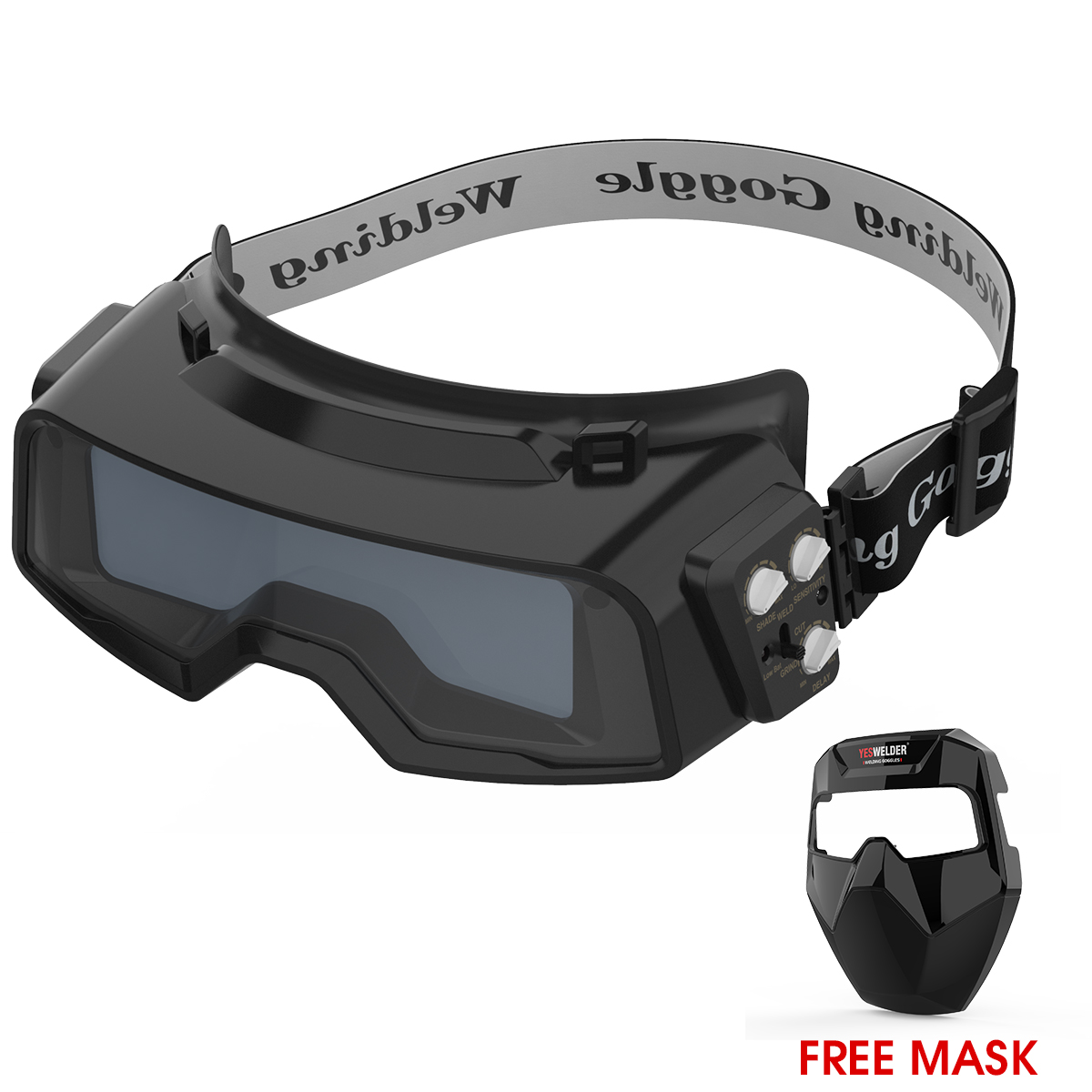 True Color Auto Darkening Welding Goggles Mask Welding Helmet Welder