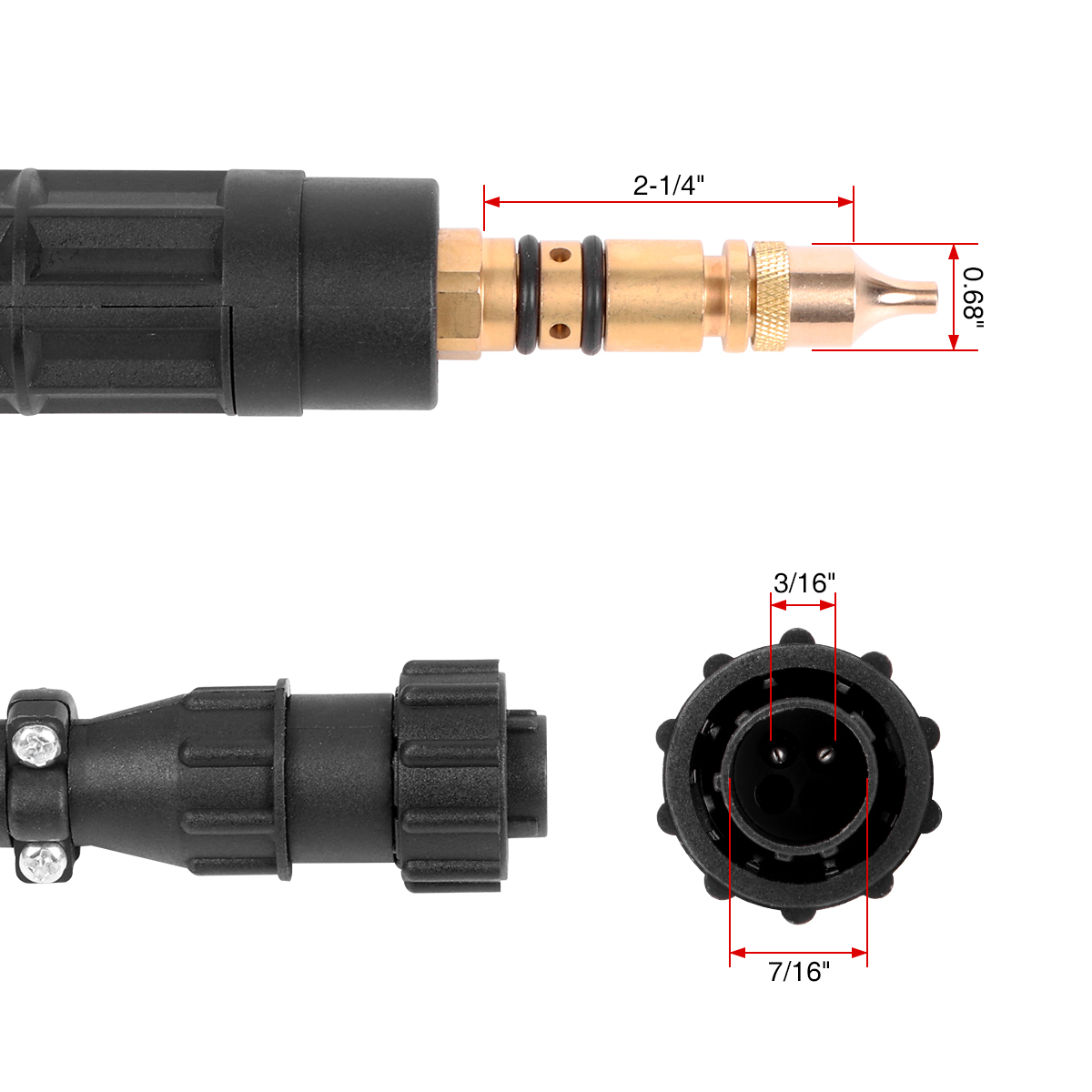 Mig Gun Torch 250A 15ft Replacement Miller M25 169598 for Millermatic
