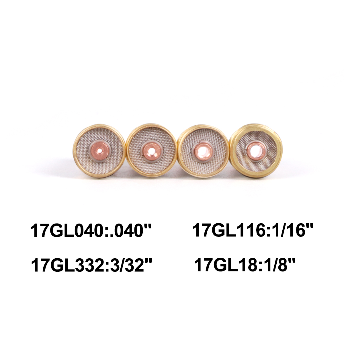 2-pk TIG Welding Stubby Gas Lens 17GL18 1//8/" Torch 17//18//26