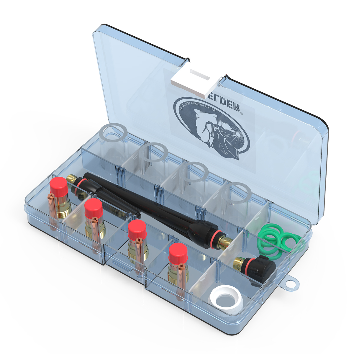 TIG Welding Torch Stubby Gas LensPyrex Glass Cup Kits 22pk For WP17