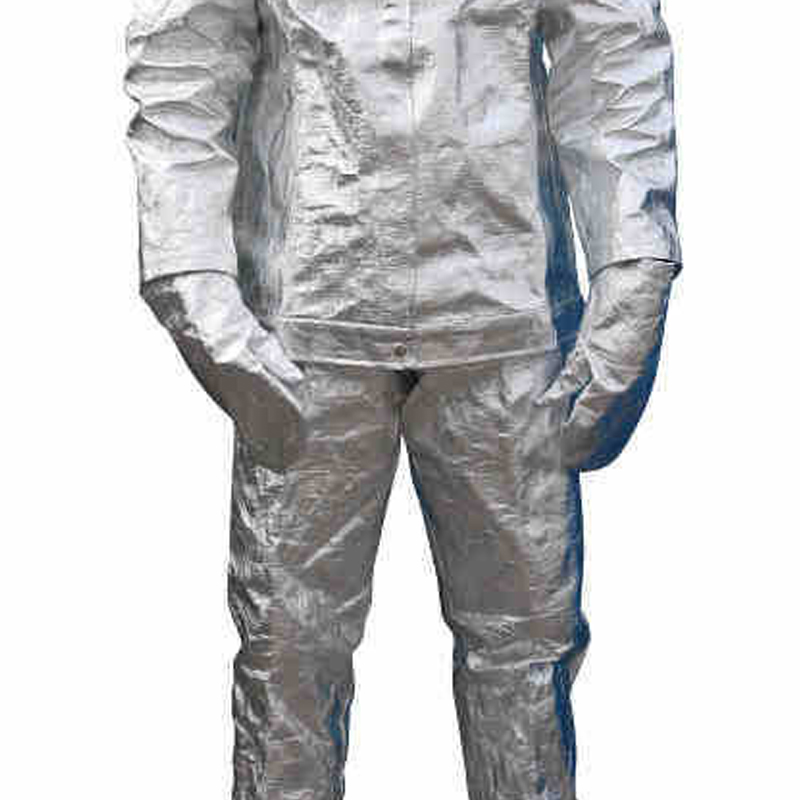 Flame Retardant Thermal Radiation Heat Resistant Aluminized Suit