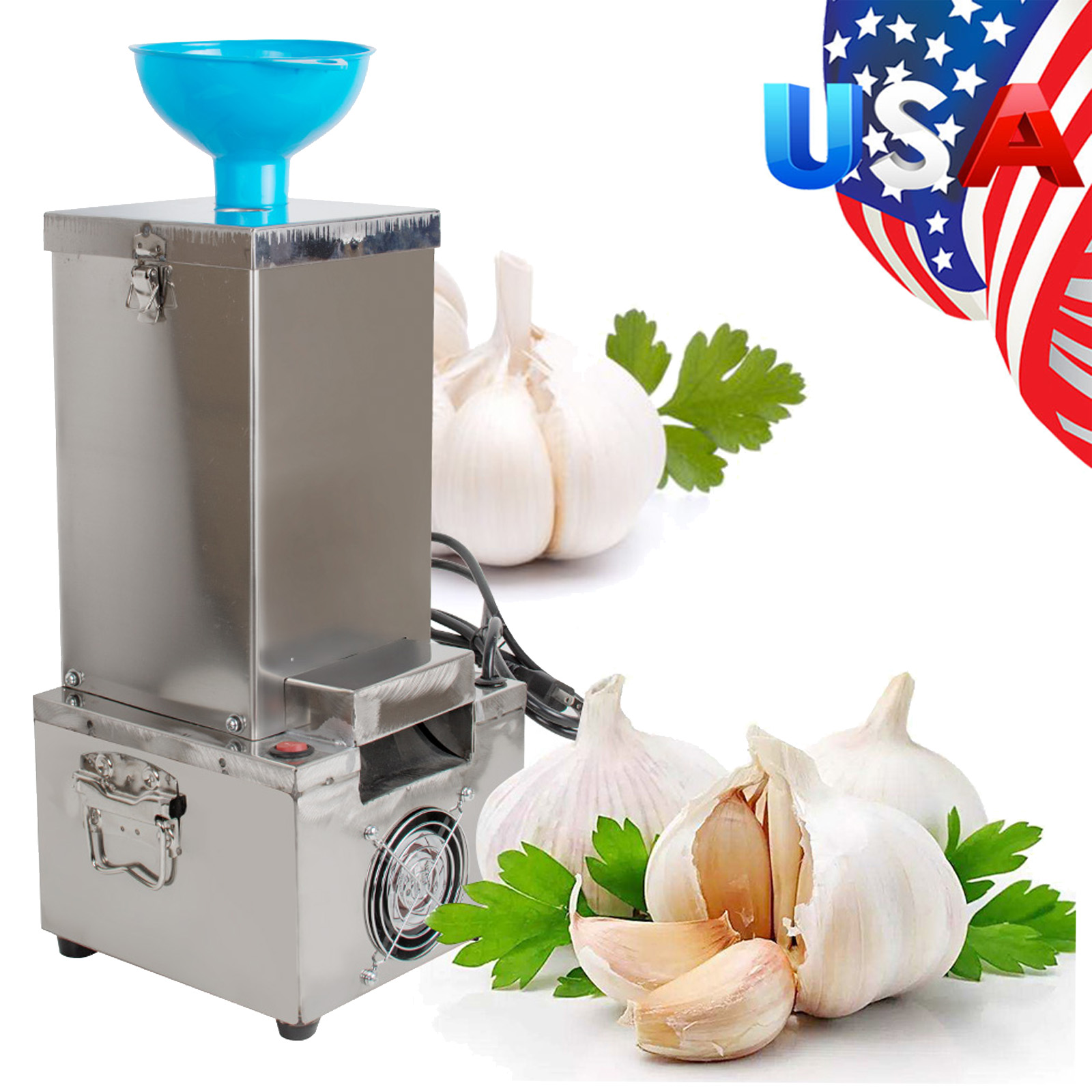 USA Stainless Steel Household Home Garlic Peeling Machine Electric Garlic Peeler