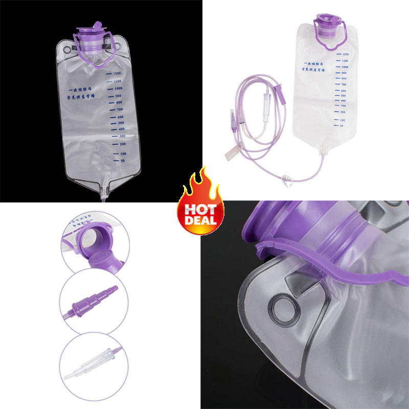 1200ml Enternal Nutrition Infusion Bag Feeding Tube Bag Pump Medical Ebay