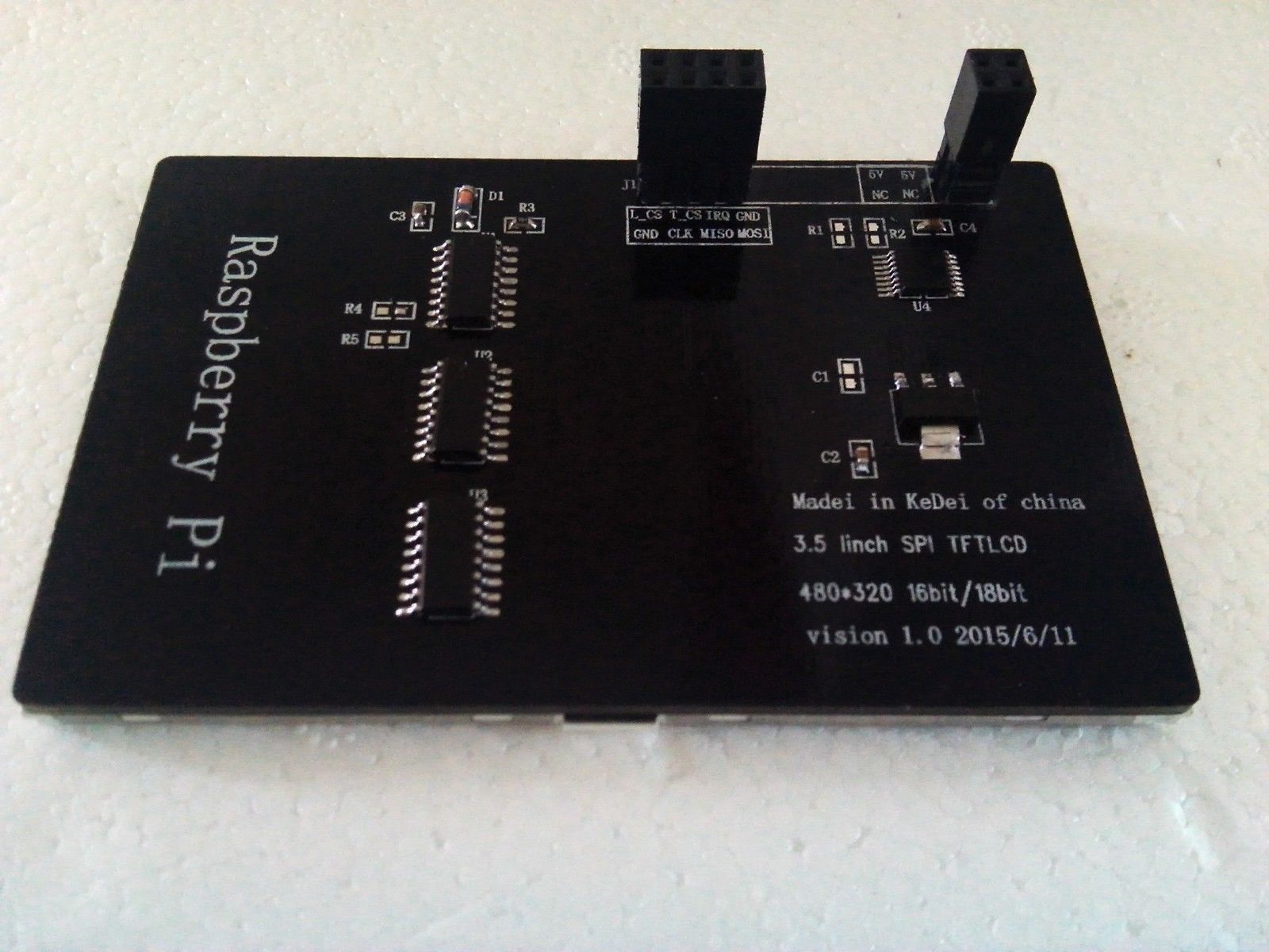 3.5" TFT LCD Touch Screen Module 320*480 RGB Display Board For Raspberry Pi B+/B