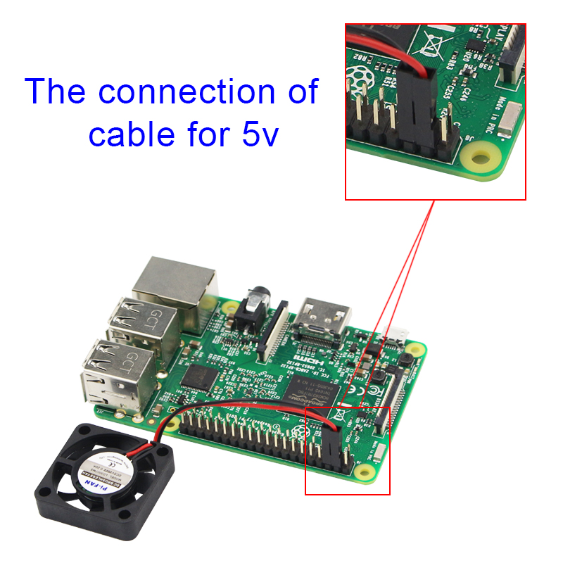 New Case Enclosure Box With Cooling Fan Heat Sink For Raspberry Pi 4 7354