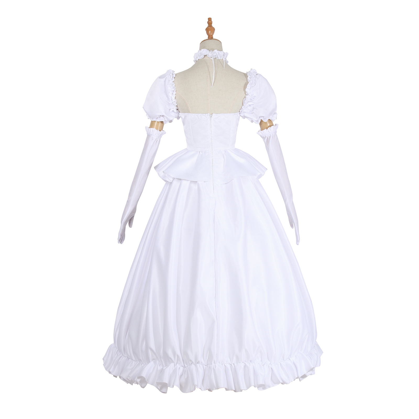 Booette Princess Teresa King Boo Cosplay Costume White Long Dress ...