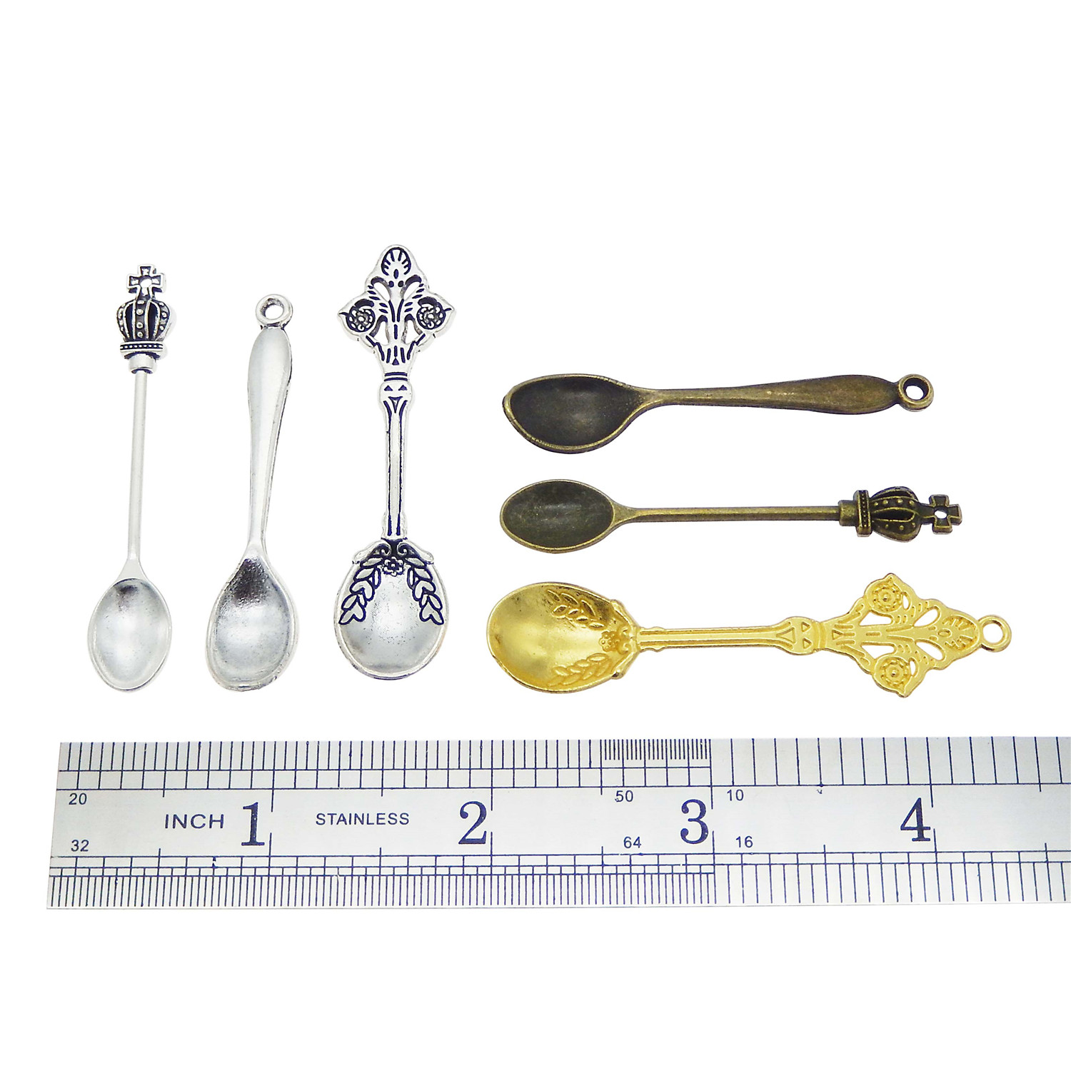 14Stk Legierung Gemischt Sortiert Indianerhäuptling Porträt Charme DIY Handwerk